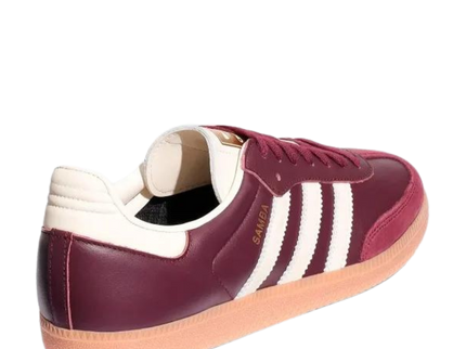 Adidas Samba OG Maroon ID0477 SneakerMood Rear three-quarter view