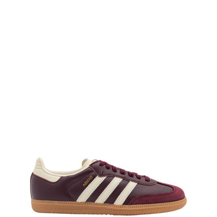 Adidas Samba OG Maroon ID0477 SneakerMood Side view toe pointing right
