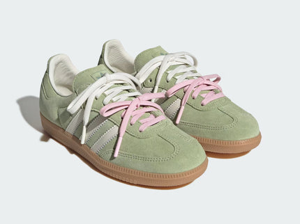 Adidas Samba OG Molly-Mae Matcha KH8706 SneakerMood Pair, front three-quarter view