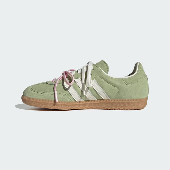 Adidas Samba OG Molly-Mae Matcha KH8706 SneakerMood Side view, toe pointing left