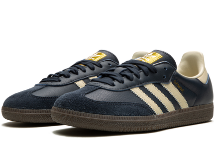 Adidas Samba OG Night Navy Gum ID2056 SneakerMood Pair, front three-quarter view
