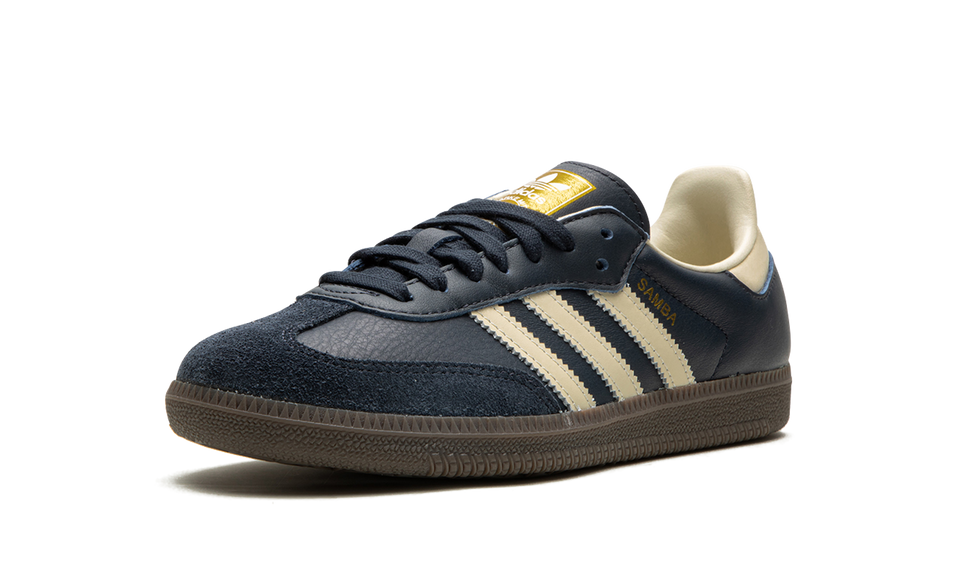 Adidas Samba OG Night Navy Gum ID2056 SneakerMood Front three-quarter view