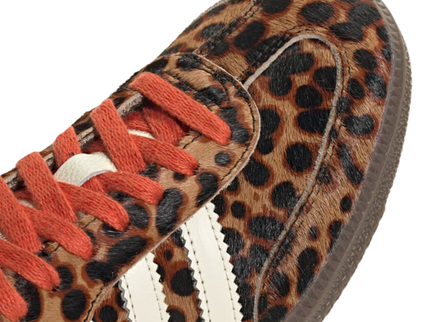 Adidas Samba OG "Preloved Red Leopard" JI2734 SneakerMood Upper detail