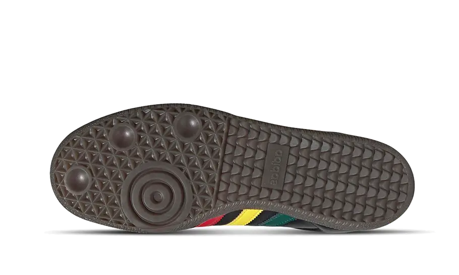 Adidas Samba OG Rasta Pack Black IH3119 SneakerMood Outsole view