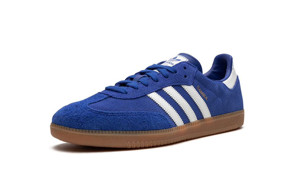 Adidas Samba OG Royal Blue Gum HP7901 SneakerMood Front three-quarter view