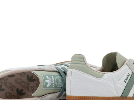 Adidas Samba OG 'Silver Green' ID0492 SneakerMood Pair top and rear view