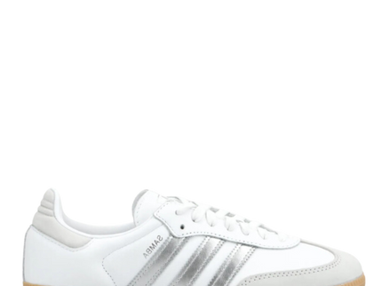 Adidas Samba OG W Cloud White / Silver JI2725 SneakerMood Side view toe pointing right