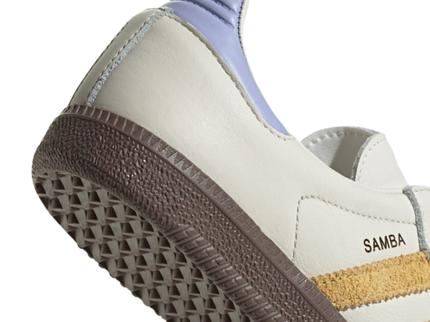 Adidas Samba OG W Off White / Oat / Violet Tone IE0875 SneakerMood Heel detail