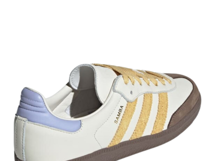 Adidas Samba OG W Off White / Oat / Violet Tone IE0875 SneakerMood Rear three-quarter view