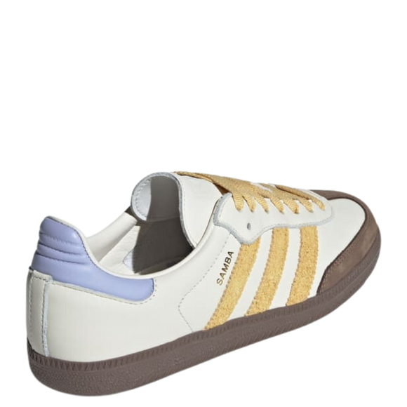 Adidas Samba OG W Off White / Oat / Violet Tone IE0875 SneakerMood Rear three-quarter view
