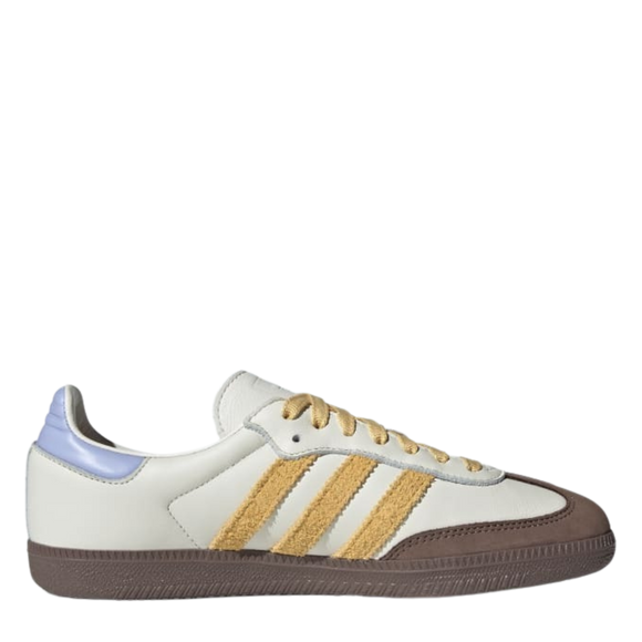 Adidas Samba OG W Off White / Oat / Violet Tone IE0875 SneakerMood Side view toe pointing right