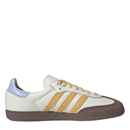 Adidas Samba OG W Off White / Oat / Violet Tone IE0875 SneakerMood Side view toe pointing right
