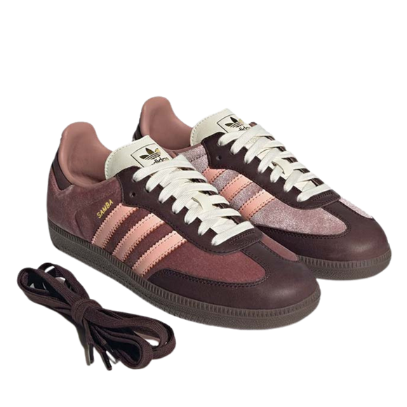 Adidas Samba OG W "Warn Clay" JI2682 SneakerMood Pair front three-quarter view