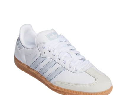 Adidas Samba OG White Halo Blue Gum IE0877 SneakerMood Front three-quarter view