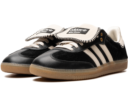 Adidas Samba Pony Tonal Wales Bonner Core Black IE0580 SneakerMood Pair, front three-quarter view