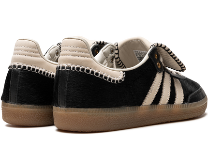 Adidas Samba Pony Tonal Wales Bonner Core Black IE0580 SneakerMood Pair, rear three-quarter view