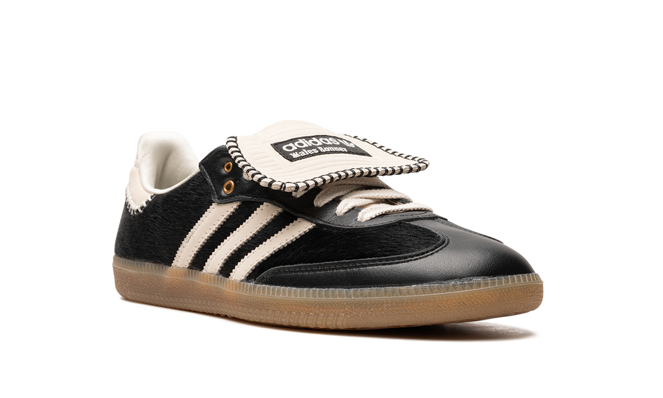 Adidas Samba Pony Tonal Wales Bonner Core Black IE0580 SneakerMood Front three-quarter view