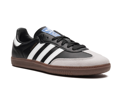Adidas Samba Vegan Black Gum H01878 SneakerMood Front three-quarter view