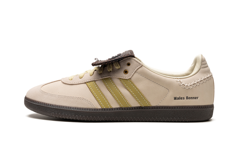 Adidas Samba Wales Bonner Ecrtin Brown ID0217 SneakerMood Side view, toe pointing left