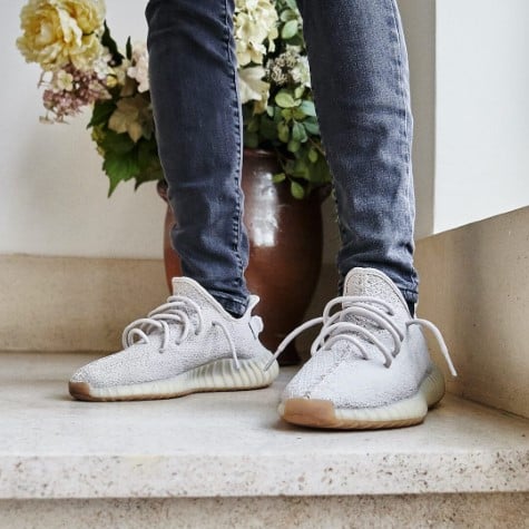 Adidas Yeezy Boost 350 V2 Sesame F99710 SneakerMood Lifestyle view