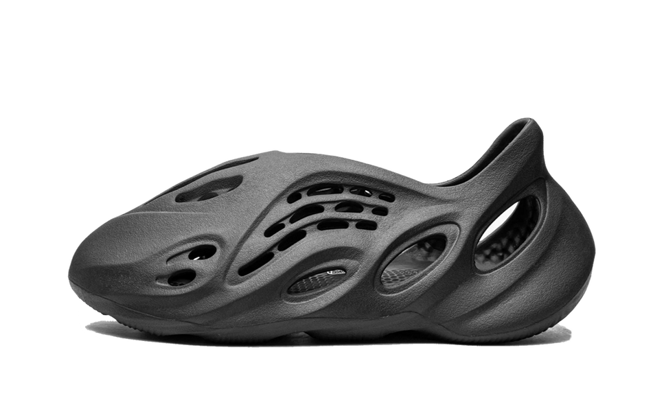 Adidas Yeezy Foam RNR Onyx HP8739 SneakerMood Side view, toe pointing left