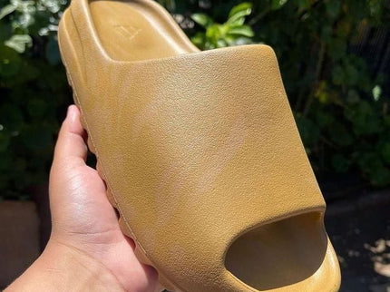 Adidas Yeezy Slide Ochre GW1931 SneakerMood Lifestyle view