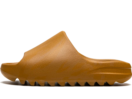 Adidas Yeezy Slide Ochre GW1931 SneakerMood Side view, toe pointing right