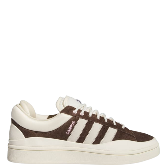 Adidas x Bad Bunny Last Campus "Dark Brown" ID2534 SneakerMood Side view toe pointing right