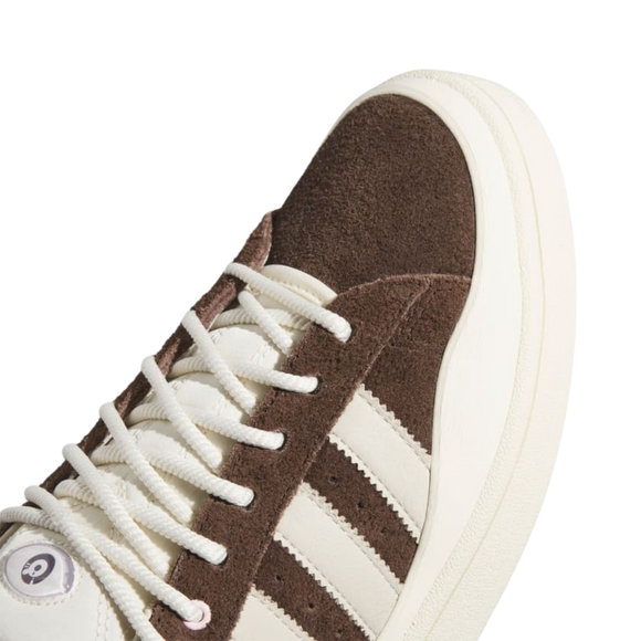 Adidas x Bad Bunny Last Campus "Dark Brown" ID2534 SneakerMood Upper detail