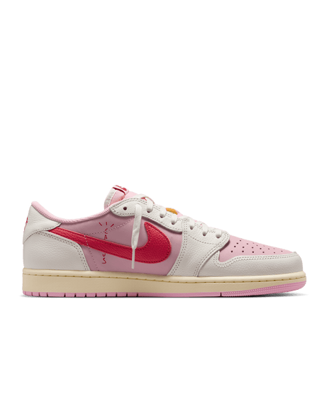 Air Jordan 1 Retro Low OG SP Travis Scott Sail Tropical Pink IQ7604-101 SneakerMood Másik oldalnézet