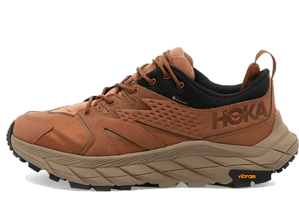 Hoka One One Anacapa Low Gore-Tex Tiger's Eye Tan 1122017-TEBC SneakerMood Side view, toe pointing left