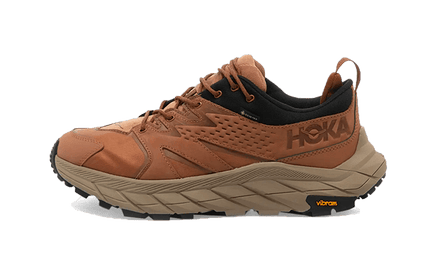 Hoka One One Anacapa Low Gore-Tex Tiger's Eye Tan 1122017-TEBC SneakerMood Side view, toe pointing left