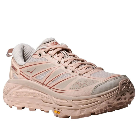 Hoka One One Mafate Speed 2 Beech Wood Stucco 1126851-BTCC SneakerMood Front three-quarter view