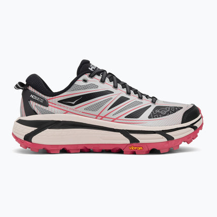 Hoka One One Mafate Speed 2 Galactic Grey Ruby Red 1126851-GTCG SneakerMood Side view, toe pointing right