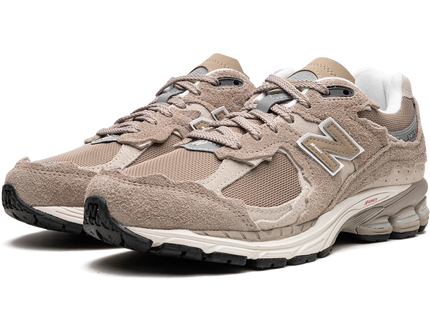 New Balance 2002R Protection Pack Driftwood M2002RDL SneakerMood Pair, front three-quarter view