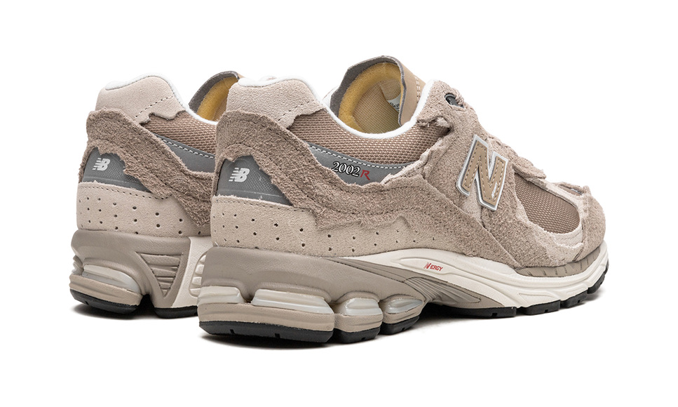 New Balance 2002R Protection Pack Driftwood M2002RDL SneakerMood Pair, rear three-quarter view