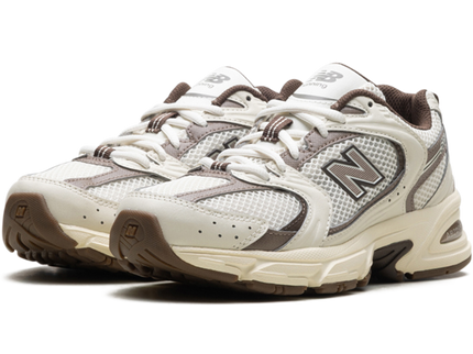 New Balance 530 Turtledove Mushroom MR530ASM SneakerMood Pair, front three-quarter view