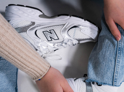 New Balance 530 White Silver Navy - SneakerMood 