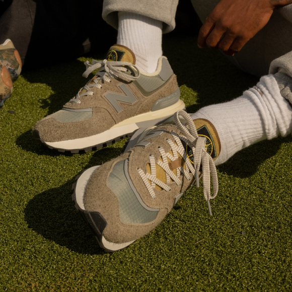 New Balance 574 Legacy x Stone Island Steel Blue
