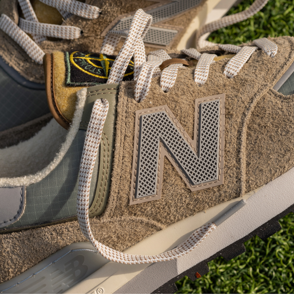New Balance 574 Legacy x Stone Island Steel Blue