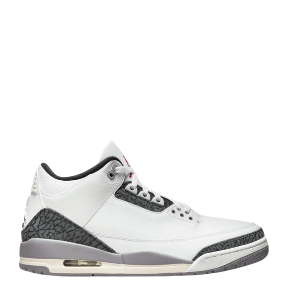 Nike Air Jordan 3 Fire Red Cement Grey