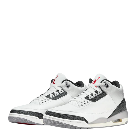 Nike Air Jordan 3 Fire Red Cement Grey