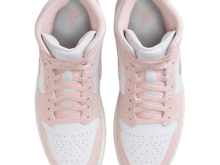 Nike Air Jordan 1 Mid SE GS "Pink Suede" - SneakerMood 