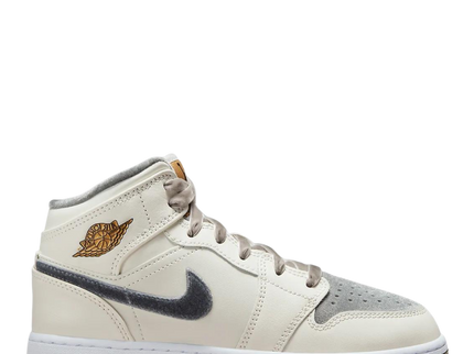 Nike Air Jordan 1 Mid SE GS 'Velvet Toe' - SneakerMood 