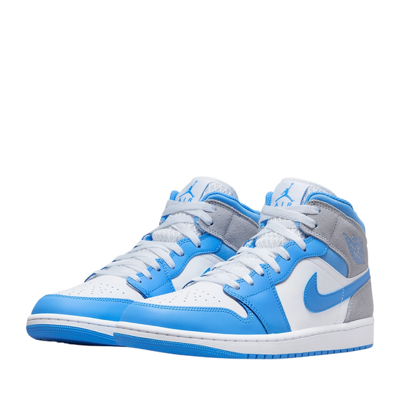 Nike Air Jordan 1 Mid University Blue Grey