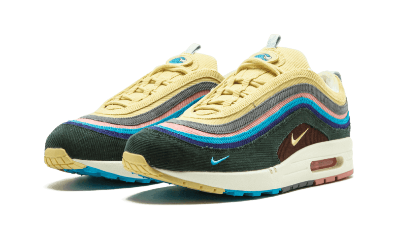 Nike Air Max 1/97 Sean Wotherspoon AJ4219-400 SneakerMood Pair, front three-quarter view
