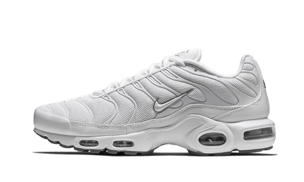 Nike Air Max Plus White 604133-139 SneakerMood Side view, toe pointing left