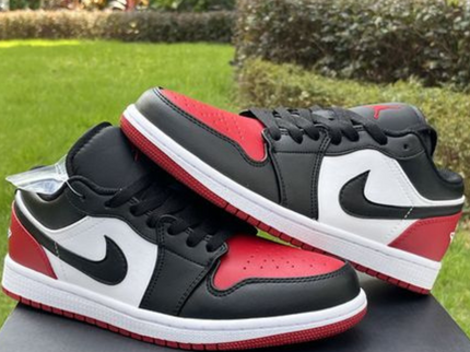 Nike Jordan 1 Low Bred Toe (GS)