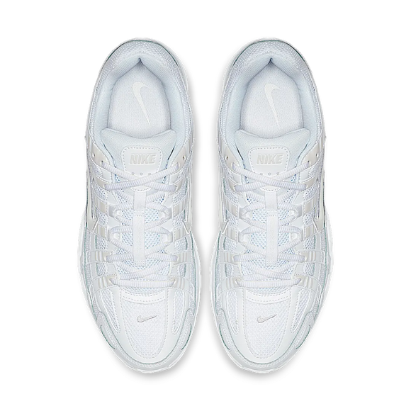 Nike P-6000 Triple White CD6404-100 SneakerMood Top view