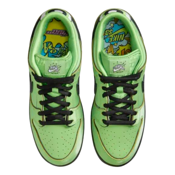 Nike SB Dunk Low Buttercup x The Powerpuff Girls - SneakerMood 